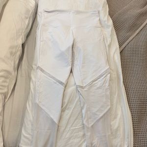 White workout outfit